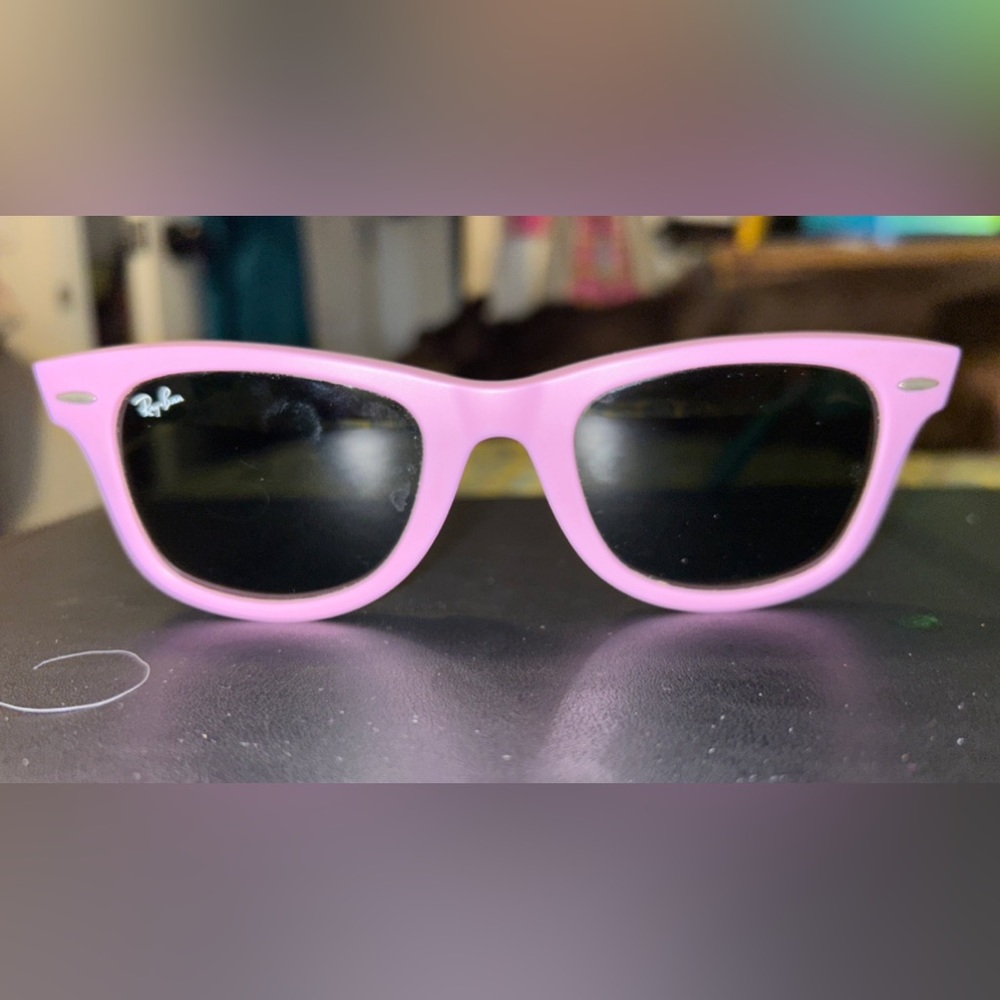 Ray Ban Wayfarers Custom Pink & Teal -NEW